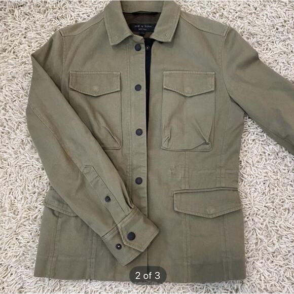 (4) $395 Rag & Bone M65 Field Jacket in Green Moss - Picture 5 of 6